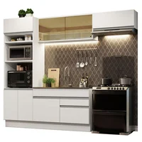 Cocina Integral Glamy 2.70 M Blanco 11