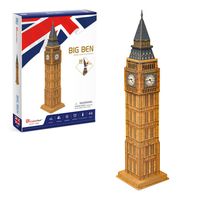 EXPLORA Big Ben – Rompecabezas 3D De 44 Piezas Nivel 4 – Maqueta De Londres Sin Pegamento Ni Tijeras – Juego Educativo Y Creativo Para Niños Desde 5 Años – Réplica De 51.7 Cm