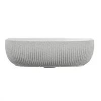 Lavamanos Vessel Cascade Corona Blanco Estrellado Texturizado con desagüe push up