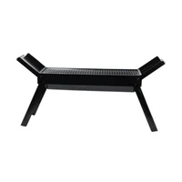 Asador A Carbón 60x24Cm con Bandejas Latelares  Mr Beef
