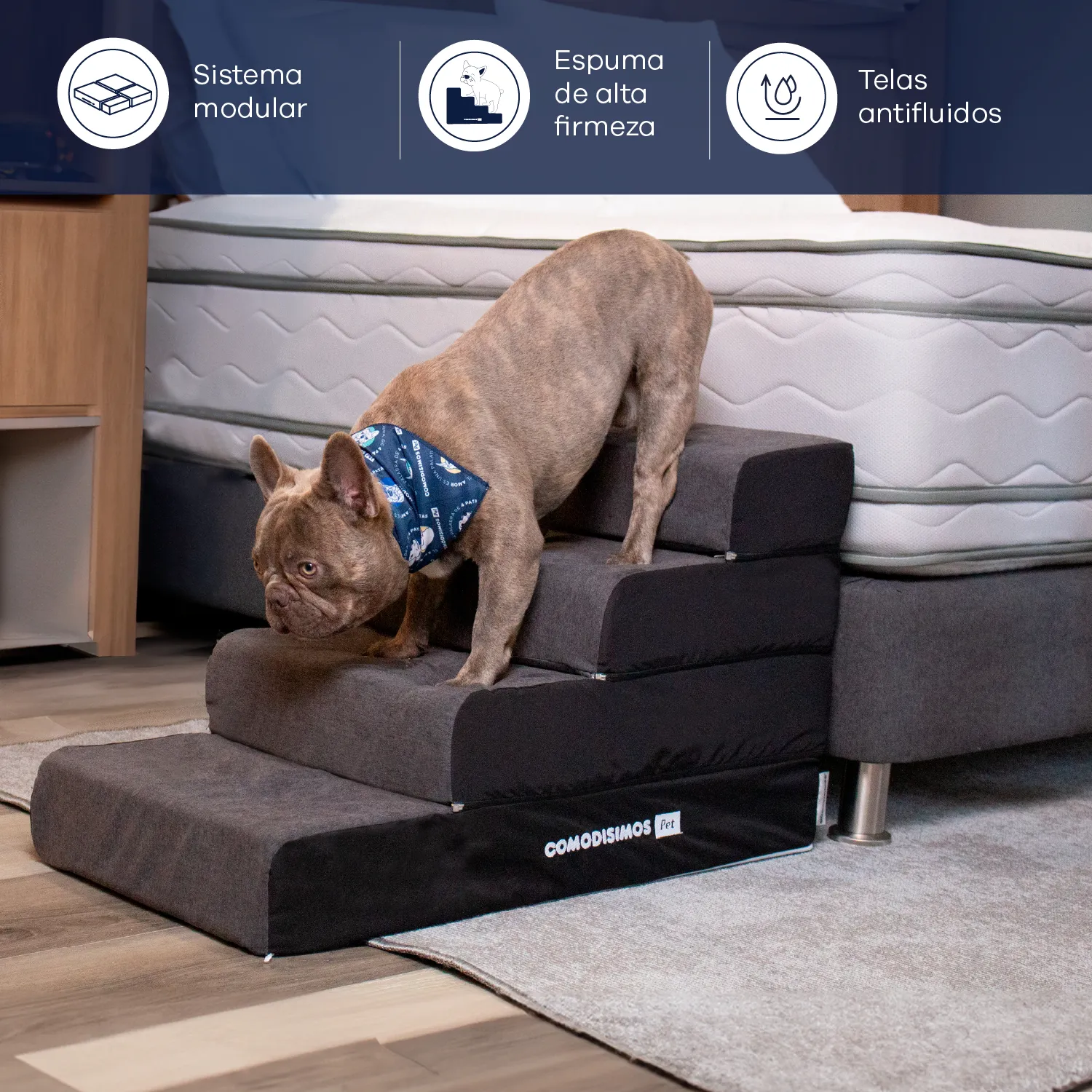 Escaleras Para Perro Cozy Steps 40X72X44 Cm
