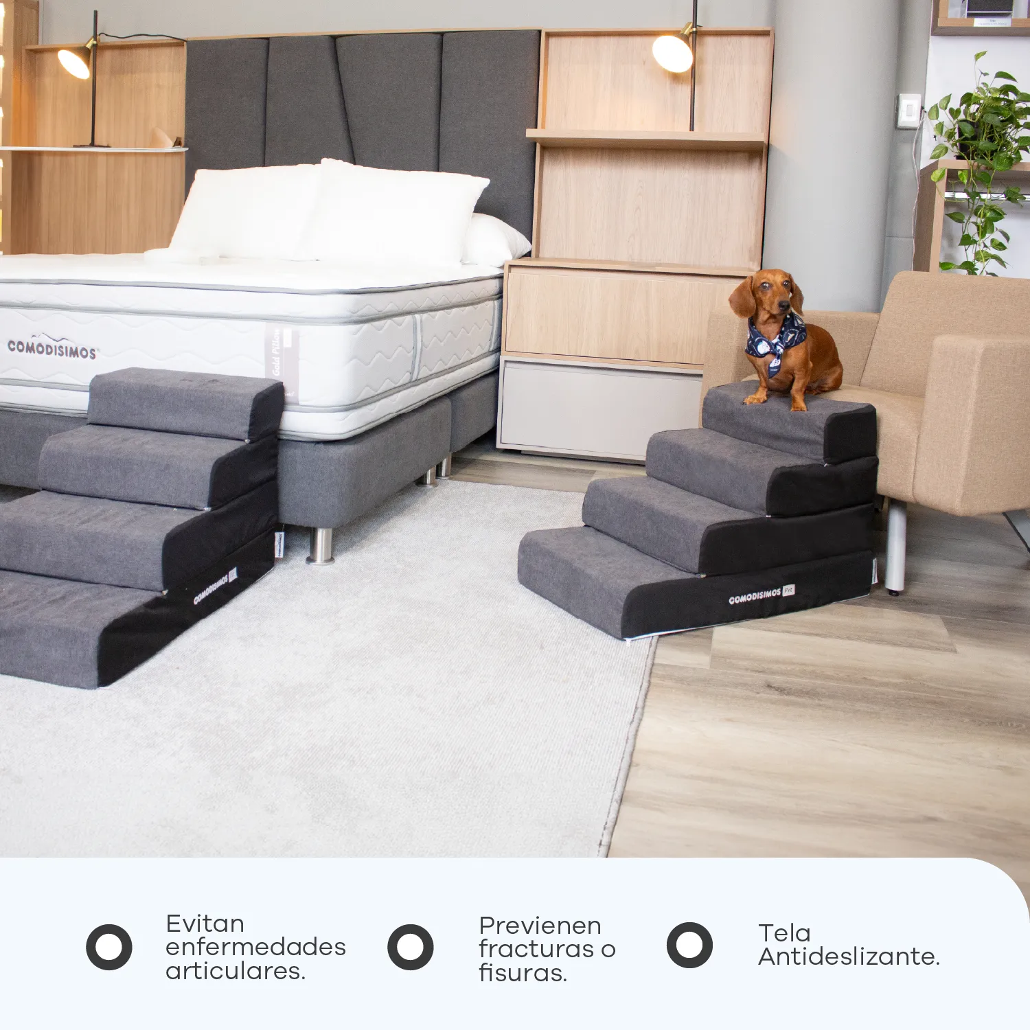 Escaleras Para Perro Cozy Steps 40X72X44 Cm 4