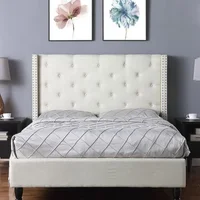 Cabecero Sencillo de Lujo Essen 90X150 Ecocuero Blanco