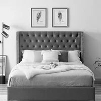 Cabecero de Lujo Essen Gris Ecocuero 160X150