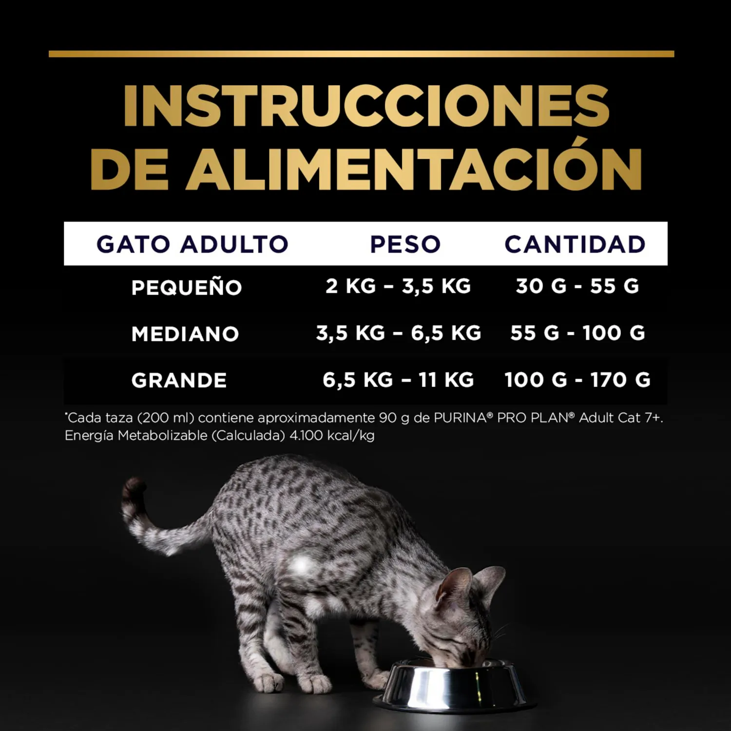 Comida Seca Para Gato Senior Pro Plan 3kg 6