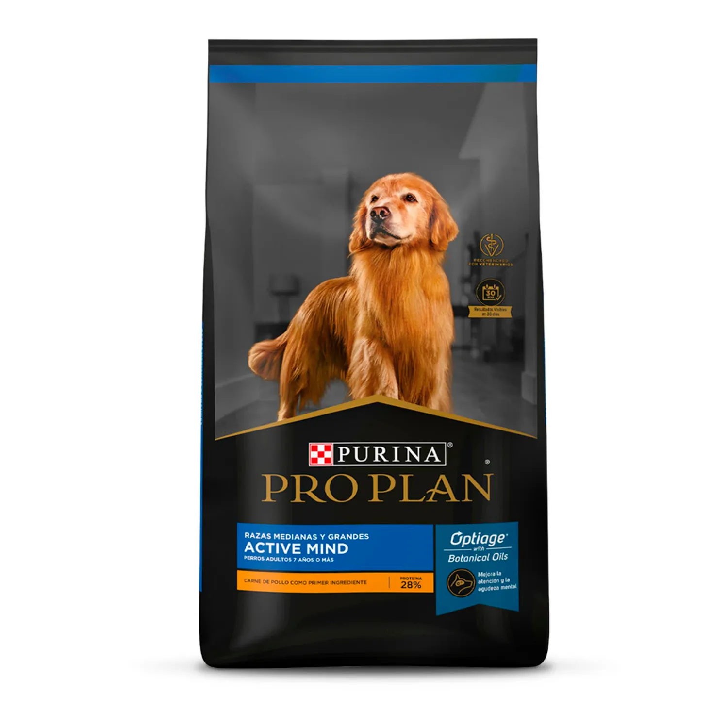 Comida Seca Para Perro Adulto Pro Plan Active Mind 1kg