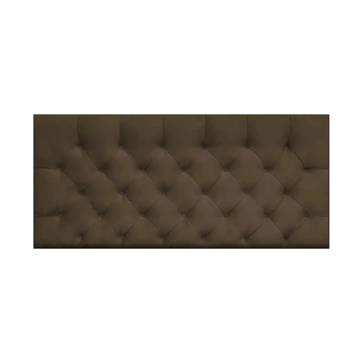 Cabecero Fantasy Flotante Café Ecocuero 200X60 - Homecenter.com.co
