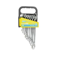 Juego de Llaves Mixtas con Ratchet 9 Piezas 8 mm a 17 mm Foy