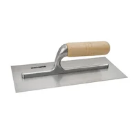 Llana Lisa Acero 11'' x 5'' Surtek Mango Madera 10 Remaches