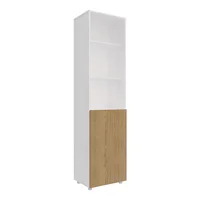 Mueble Auxiliar de Aseo Luma 186.9x48x36.7cm Rovere Blanco Just Home Collection