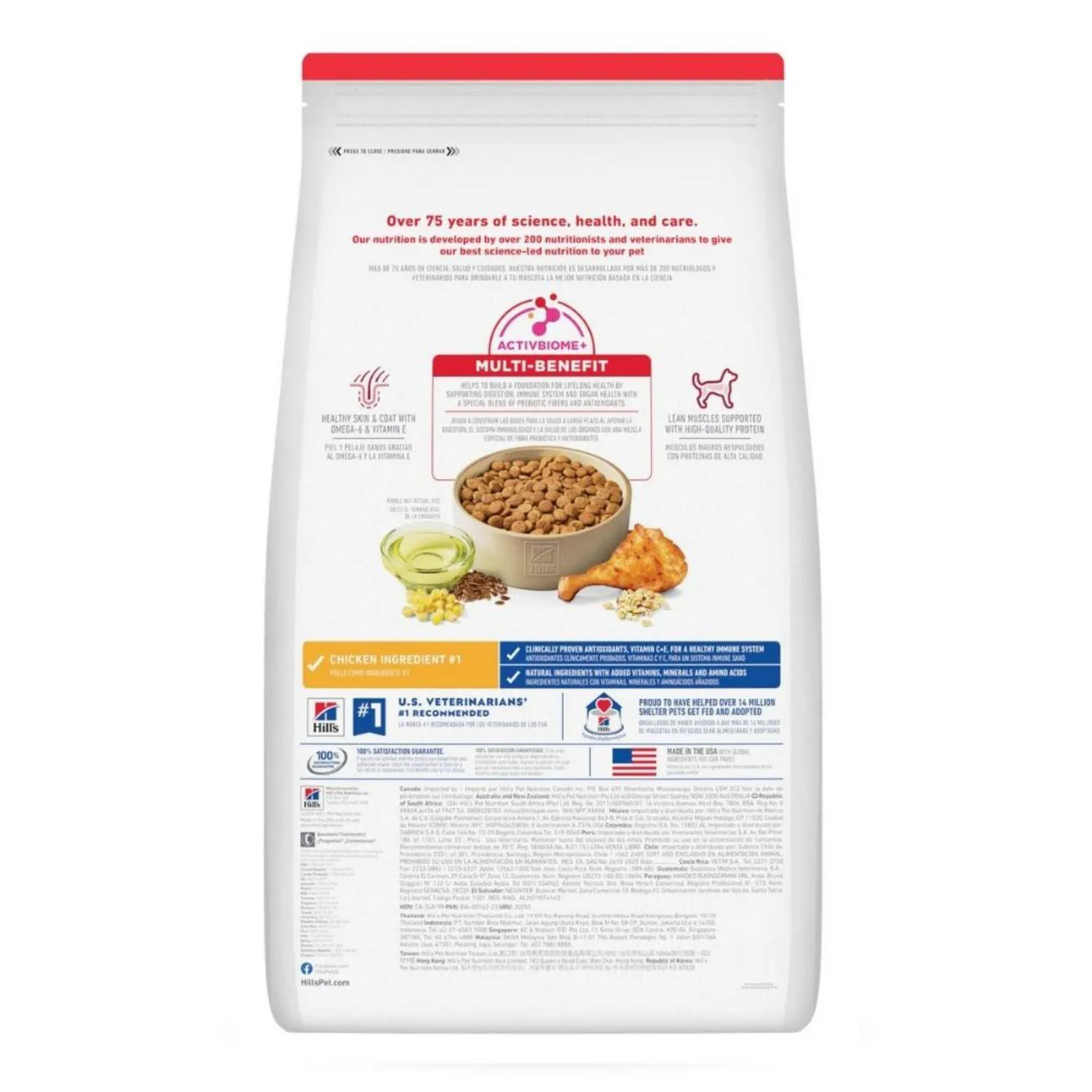 Comida Seca Para Perro Hills Adulto Todas Las Razas 1kg
