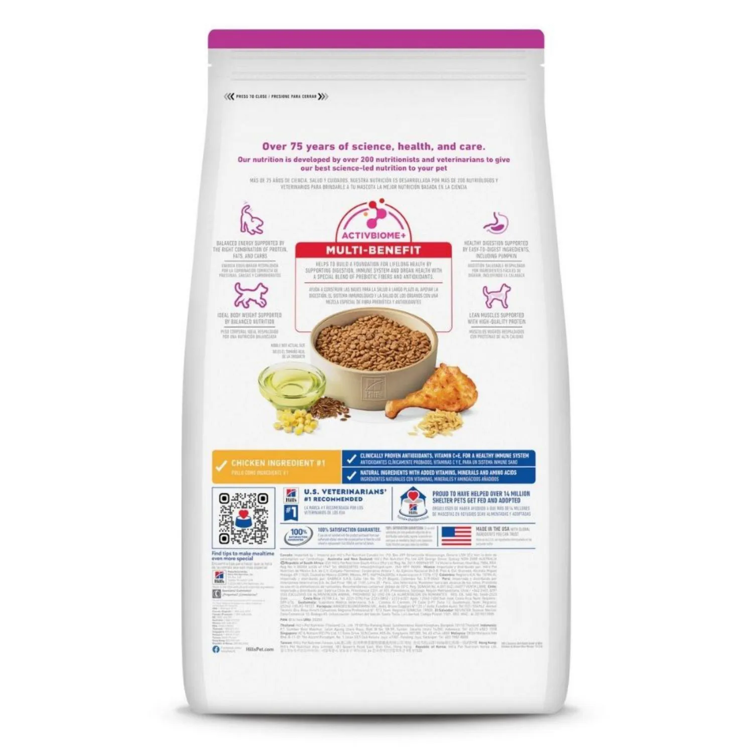 Comida Seca Para Perro Hills Small Paws Raza Pequeña Sabor A Cordero 1kg