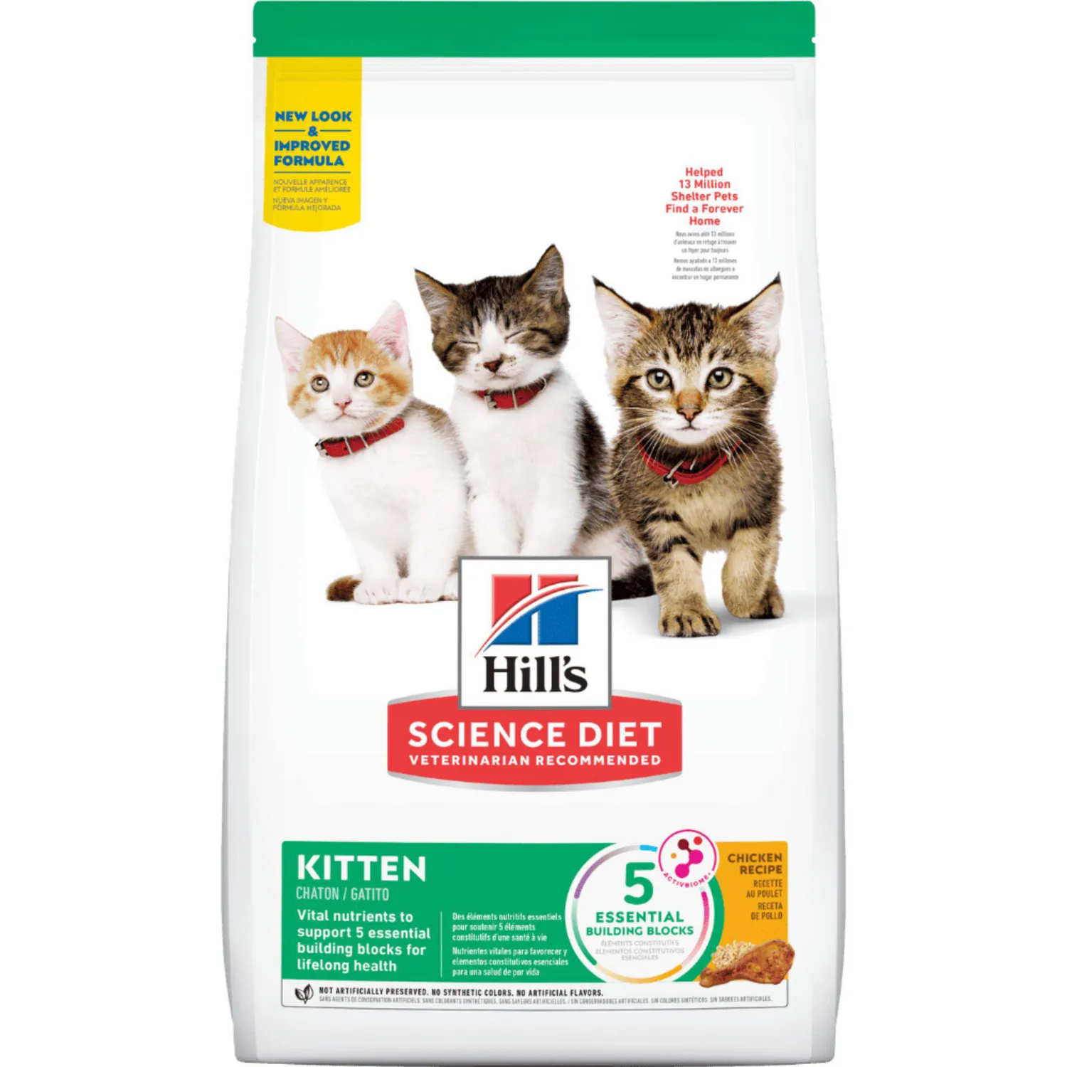 Comida Seca Para Gato Cachorro Hills Kitten Healthy Development 1.5kg