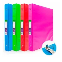 Carpeta Catalogo Color 3 Aros 1" Pza