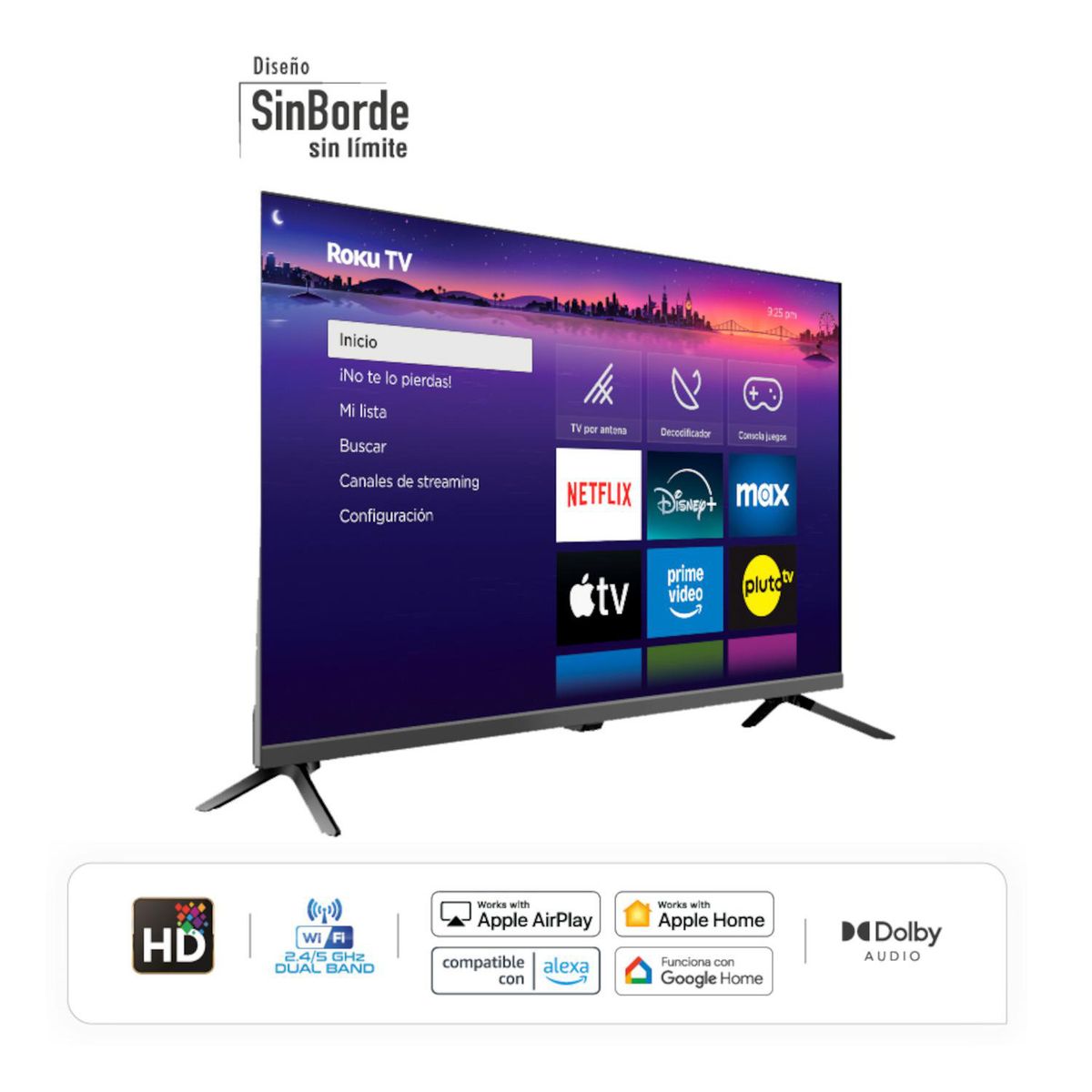 HYUNDAI - Televisor Hyundai 32" Hyled3257rim Smart Tv Roku