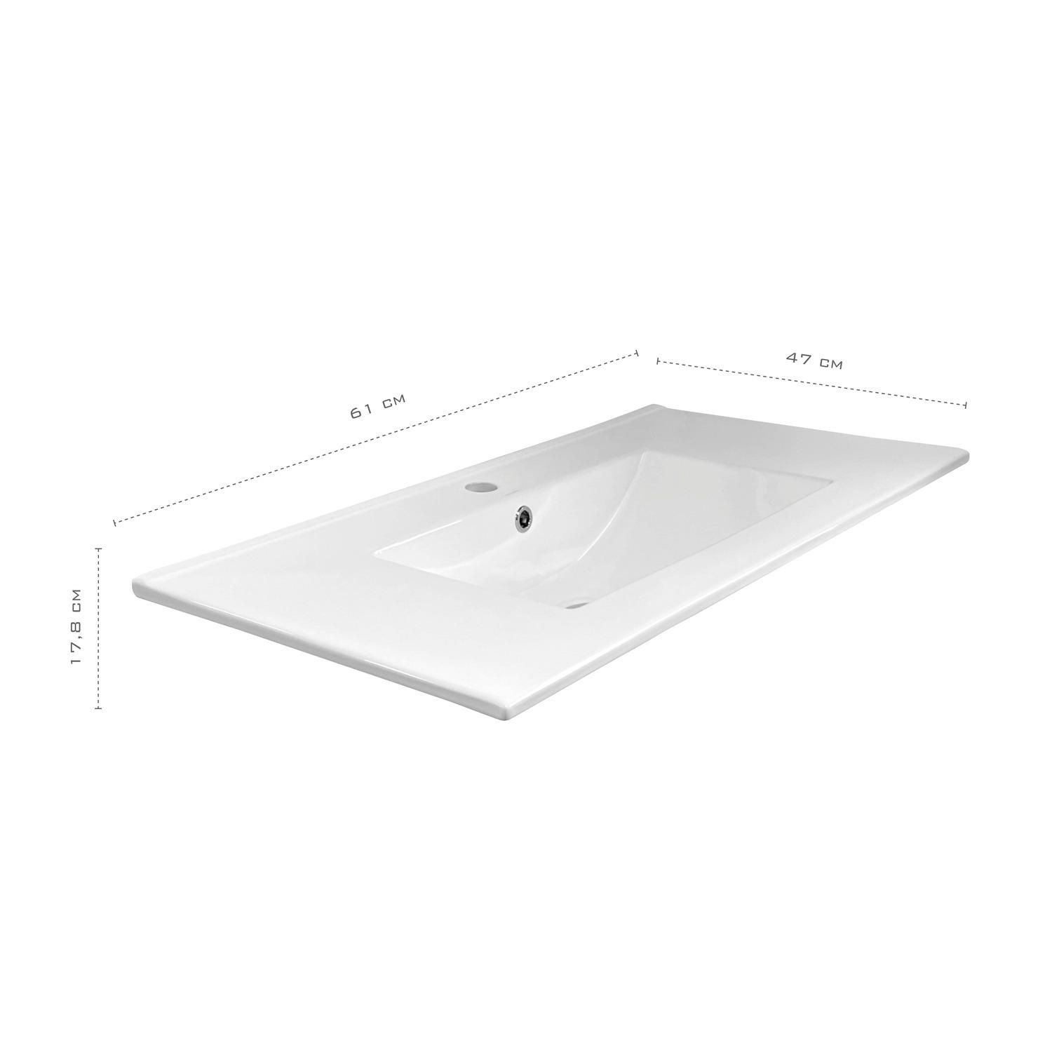 Kit Lavamanos Incrustar Farzi 60X46+Desague Cromo - Homecenter.com.co