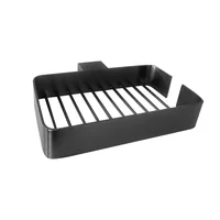 Accesorio baño jabonera rejilla ducha Kass Gun Metal satinado