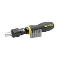 Juego 7 Puntas y Accesorios Destornillador Ratchet Surtek