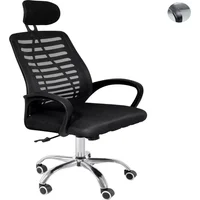 Silla escritorio ejecutiva ajustable mesh negro