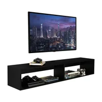 Mesa Rack TV 65'' Flotante 26x150 Rta Wengue