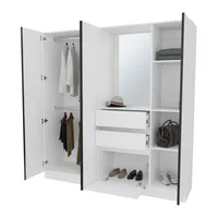 Closet 186X177X48 Kamelot Rta Blanco