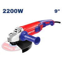 Pulidora 9 Pulgadas Eléctrica Emtop Uso Rudo 2200 W 6600 RPM Industrial
