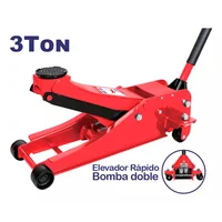Gato Hidráulico 3 Ton (Tipo Zorra. Elevación Rápida). Emtop