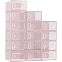 Pack de 15 Cajas Apilables para Almacenar Zapatos