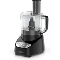 Procesador de Alimentos BLACK+DECKER 8 Tazas, 450 W, Hoja de Acero Inoxidable Negro