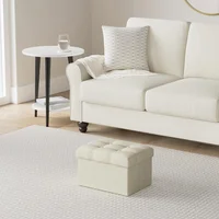 Taburete Plegable Pequeño con Almacenamiento