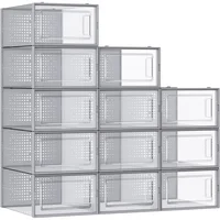 Set de 12 Cajas Apilables para Zapatos