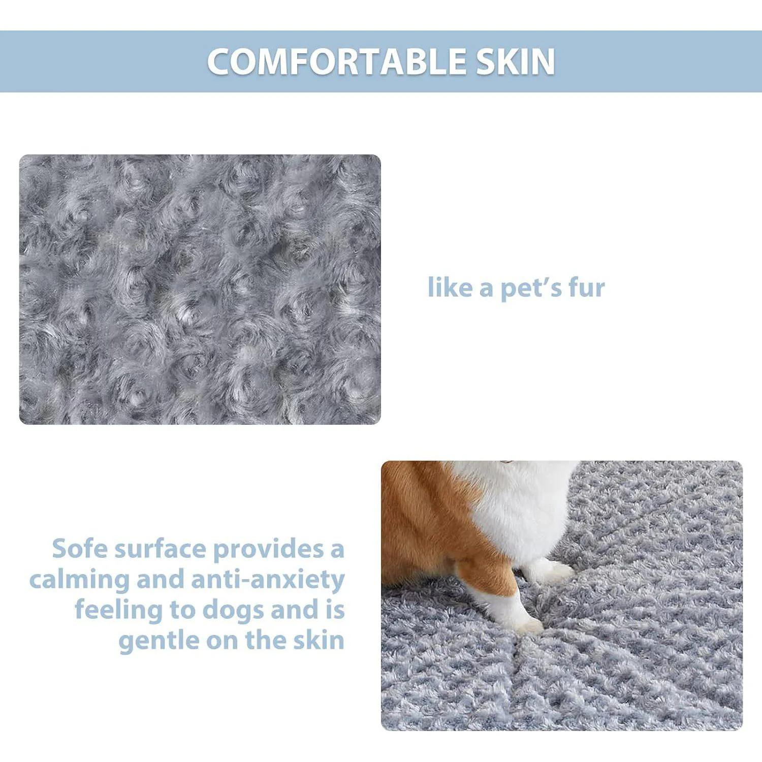 Cama Ortopédica Grande para Perro Impermeable con Funda Removible 4