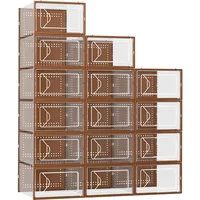 Set de 15 Cajas Apilables para Almacenamiento de Zapatos