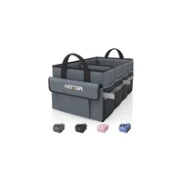 Organizador Plegable HOTOR Gris 2 Compartimentos para Baúl SUV Sedán