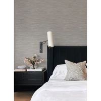 Papel Tapiz Gris Autoadhesivo NuWallpaper Estilo Tradicional