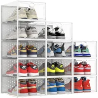 Pack de 12 Cajas de Almacenamiento para Zapatos Talla 14