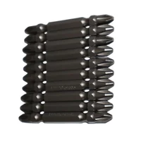 Juego de Puntas Dobles Magneticas 10 Piezas S2 Ph2 Estrella para Taladro Uyus