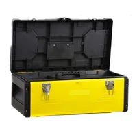 Caja Herramientas Metálica 22 Pulgadas con Compartimientos Ferton