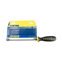 Sierra Arco Calador 6'' Mango Bimaterial Surtek Con Seguetas
