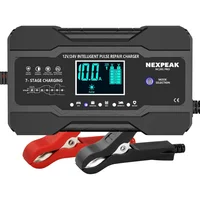Cargador Automático Inteligente NEXPEAK 10A para Baterías 12V/24V  Potencia y Eficiencia