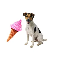 Peluche Para Perro Con Sonido Helado Rosado