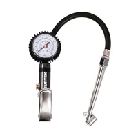 Inflador Con Manómetro 1/4'' Npt 220 Psi Surtek Con Válvula