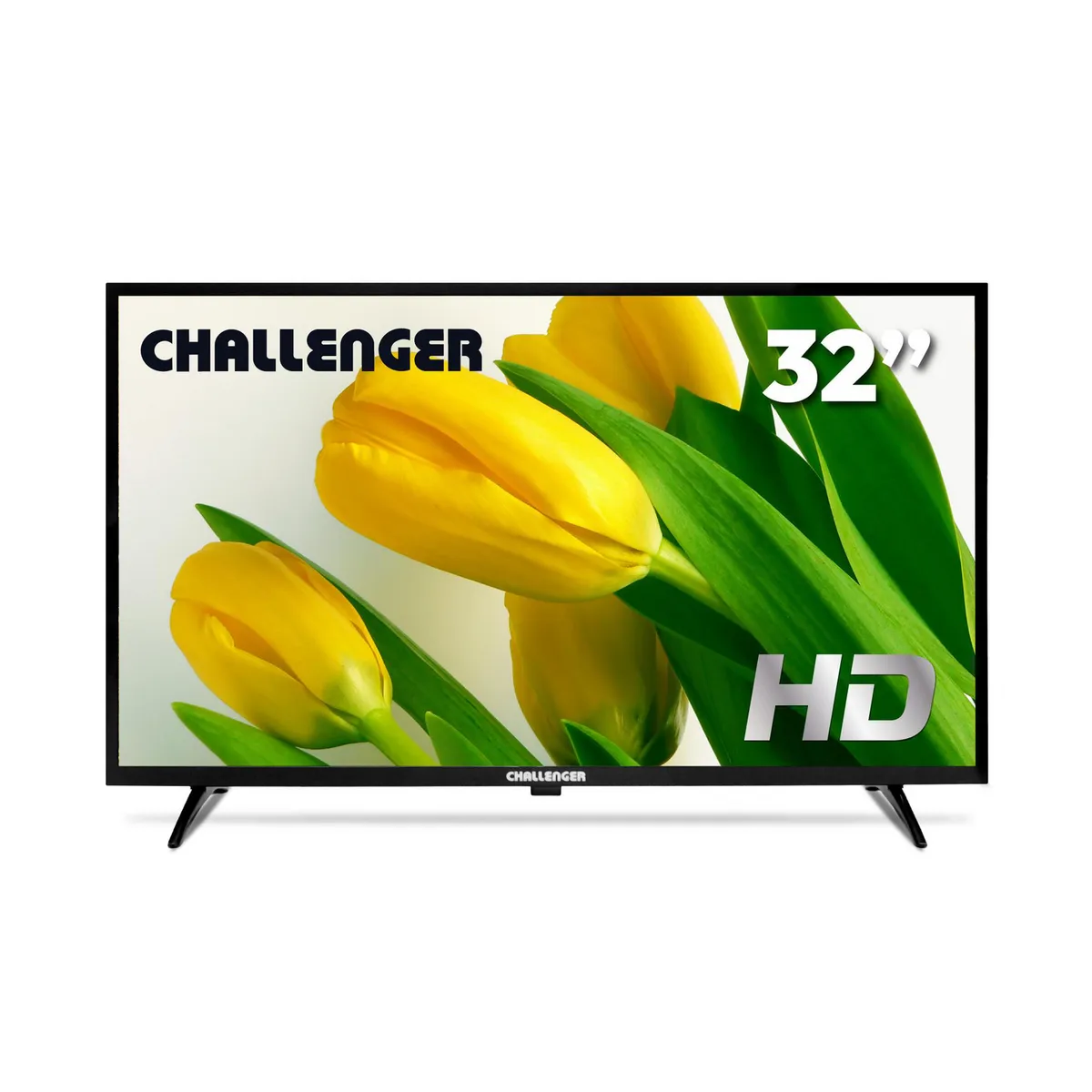 CHALLENGER - Televisor 32 Pulgadas LED HD 32K88 T2 Negro