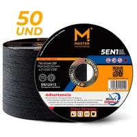 Disco Abrasivo 4.5 Pulgadas x 50 Unidades Certificado Master Herramientas