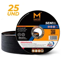 Disco Abrasivo 4.5 Pulgadas x 25 Unidades Certificado Master Herramientas
