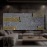 Pared Concreto Montana 20x50 cm Oxido Cj x .50 M2
