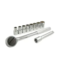 Juego Copas Ratchet y Extensión 10 Piezas 1/2 Pulgada en Pulgadas Surtek