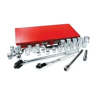 Juego de Copas y Accesorios 29 Piezas Cuadro 1/2 Pulgadas Métricas Urrea