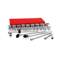 Juego de Copas y Accesorios 30 Piezas Cuadro 3/4 Pulgadas Métricas Urrea