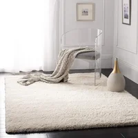 Alfombra Safavieh California Shag 107 x 168 cm Marfil 5 cm de Grosor